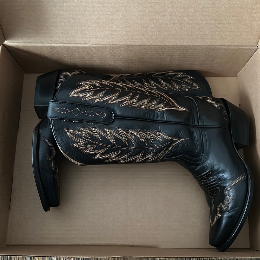 Brown Laborca Cowboy Cowgirl Western Boots
